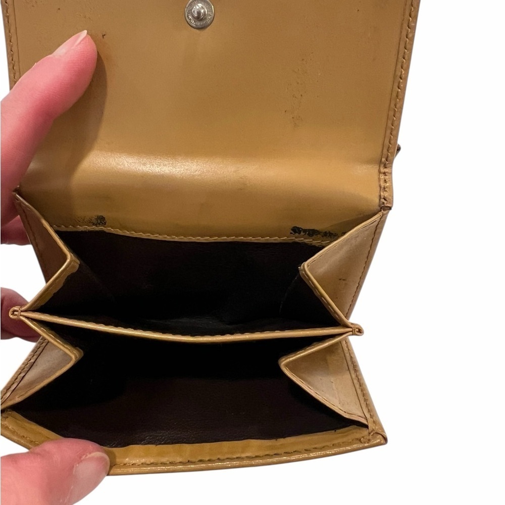 Gucci Jackie Leather Wallet Vintage | Tan Caramel | Rare Hardware - Picture 10 of 15